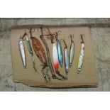 COLLECTABLES - A collection of 9 various fishing l