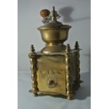 COLLECTABLES - An antique/ vintage brass coffee gr