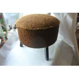 FURNITURE/ HOME - A vintage/ retro circular footst