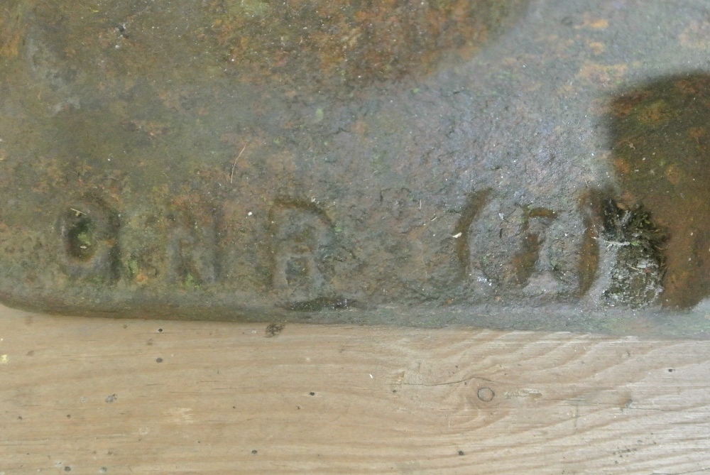 RAILWAYANA - A cast iron railway sleeper chair, st - Image 4 of 4