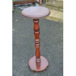 FURNITURE/ HOME - A mahogany circular topped plant