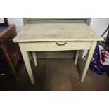 FURNITURE/ HOME - A vintage desk with single drawe