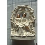 CERAMICS - An antique ceramic Staffordshire figure