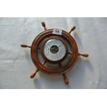 COLLECTABLES - A vintage/ retro barometer, shaped