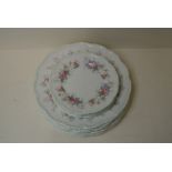 CERAMICS - A set of 7 Royal Albert 'Colleen' dinne