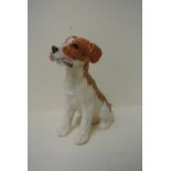 CERAMICS - A vintage Beswick sitting Terrier dog w