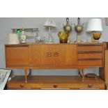 FURNITURE/ HOME - A vintage/ Mid Century wooden si