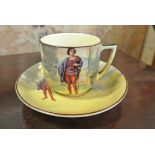 CERAMICS - An antique Royal Doulton 'Romeo' tea cu