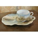 CERAMICS - An antique Oriental/ Chinese tea cup &