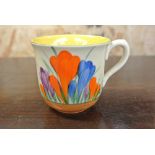 CERAMICS - A single Clarice Cliff teacup in the Cr