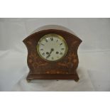 CLOCKS - An Edwardian mantle clock with striking m