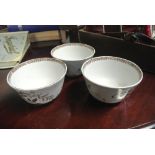 CERAMICS - A set of 3 antique Irish country ware b