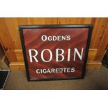 COLLECTABLES - A vintage square enamel advertising