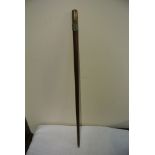 MILITARIA - A Military swagger/ walking stick with