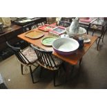 FURNITURE/ HOME - A vintage/ mid century dining ta