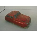 COLLECTABLES - A vintage tin plated clockwork car,