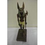 COLLECTABLES - A large Egyptian God figure.