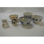 CERAMICS - A collection of various antique Country