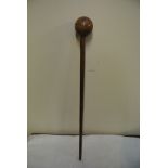 COLLECTABLES - An antique African club, measuring