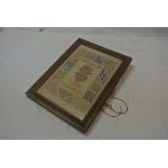 COLLECTABLES - A stunning antique framed needlepoi