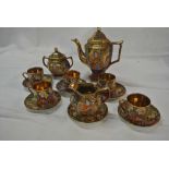 CERAMICS - An Oriental/ Japanese teaset, to includ