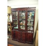 FURNITURE/ HOME - A step front display cabinet.