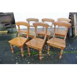 FURNITURE/ HOME - A set of 6 antique style dining