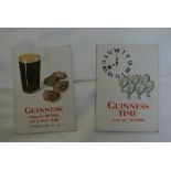 COLLECTABLES - A set of 2 vintage Guinness postcar