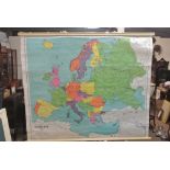 COLLECTABLES - A large vintage Philip's Map of Eur