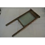 COLLECTABLES - An antique/ vintage glass washboard