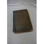 COLLECTABLES - An antique binder containing variou
