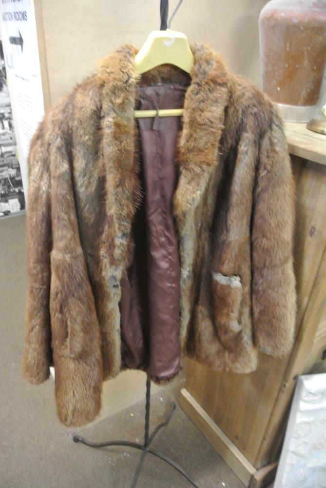 COLLECTABLES - A vintage fur coat.