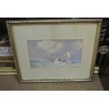 ARTWORK - An original framed watercolour seascape