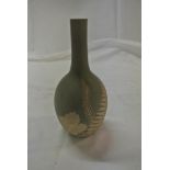 CERAMICS - An interesting ceramic vase with cut aw