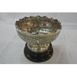 COLLECTABLES - A decorative antique silver plated