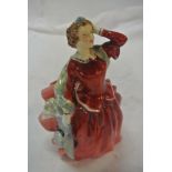 CERAMICS - A Royal Doulton figure, titled 'Blithe