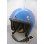 COLLECTABLES - A vintage motorcycle helmet.