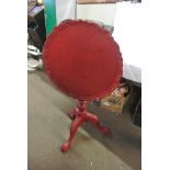 FURNITURE/ HOME - An upcycled tilt top table on tr