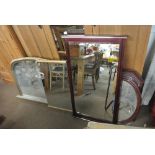 COLLECTABLES - An assortment of various mirrors.