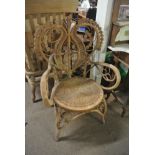 FURNITURE/ HOME - An unusual vintage/ retro cane p