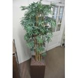 COLLECTABLES - A large artificial bamboo plant in