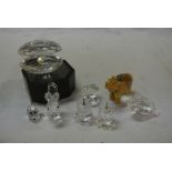 COLLECTABLES - A collection of various Swarovski c