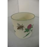 CERAMICS - A stunning WH Goss beaker, painted with