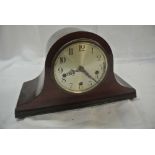 CLOCKS - A Westminster Chime Napoleon hat mantle c