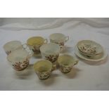 CERAMICS - A collection of various antique transfe