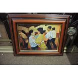 ARTWORK - An original framed oil on board painting