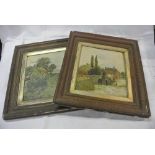 ARTWORK - A pair of original framed paintings show