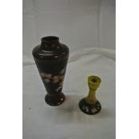 CERAMICS - A stunning antique Bretby vase with bea