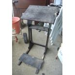 FURNITURE/ HOME - An antique folding prayer stool,