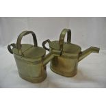 COLLECTABLES - A pair of antique/ vintage brass wa